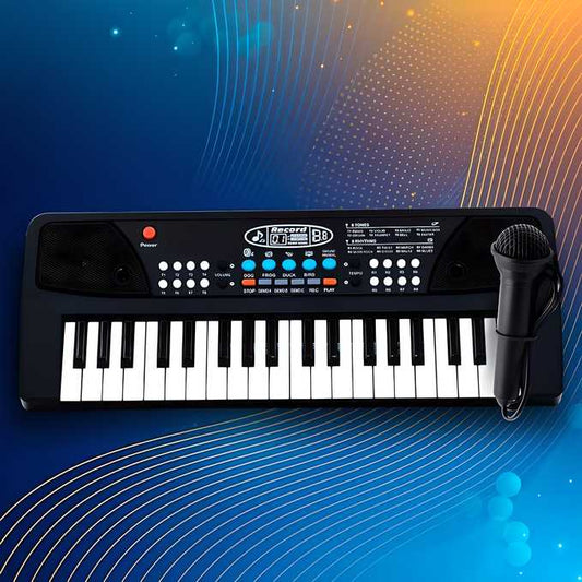 Piano Keyboard Toy with Microphone, USB Cable & Sound Recording