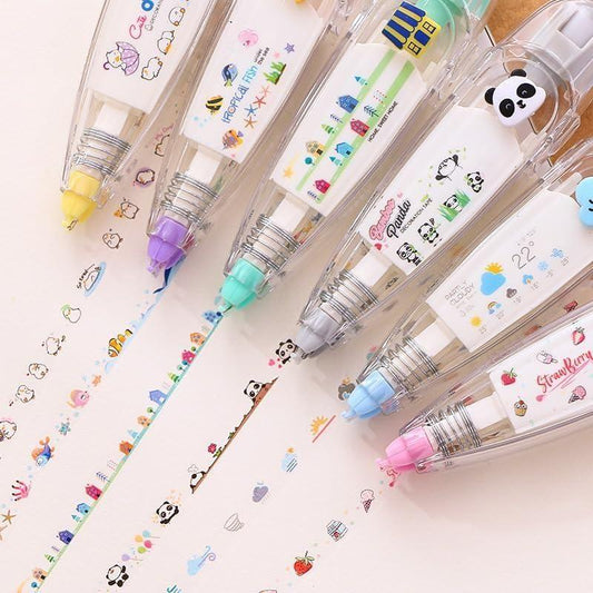Cute Novelty Sticker Pen Machine Pack of 2