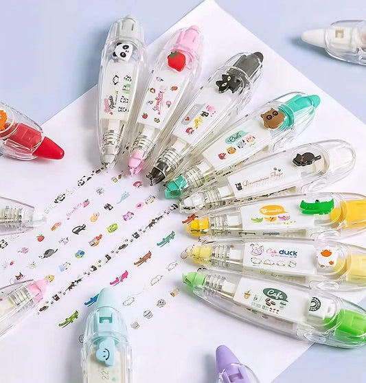 Cute Novelty Sticker Pen Machine Pack of 2